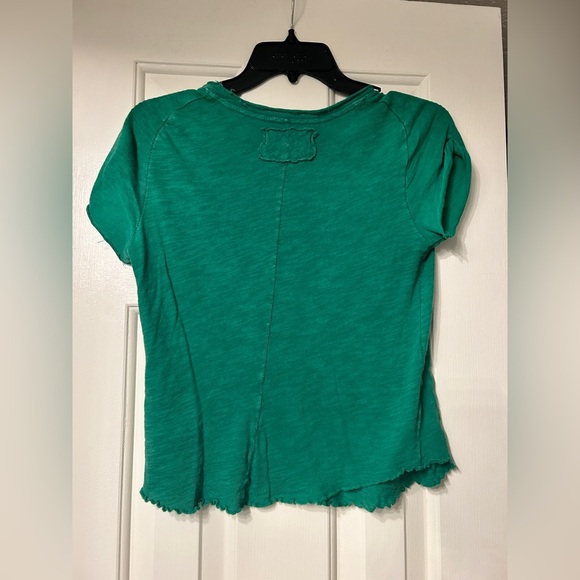 Free People Be my Baby Tee Shirt - KELLY GREEN 🍀 - Picture 5 of 8